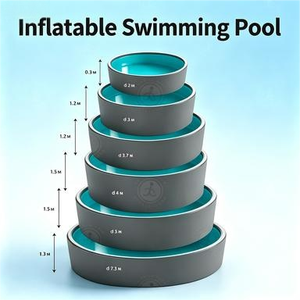 <span class=keywords><strong>Piscine</strong></span> gonflable <span class=keywords><strong>hors</strong></span> <span class=keywords><strong>sol</strong></span> personnalisable, grande <span class=keywords><strong>piscine</strong></span> familiale avec kits de réparation pour une utilisation en extérieur dans la cour - Product Image 1
