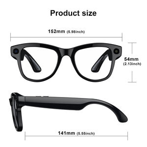 Ai Smart <b>Glasses</b> Translator 1080P <b>Camera</b> Take Pictures Video ChatGPT Phone Calls Music Fashion Smart Sunglasses IPX-6 Waterproof - Product Image 1