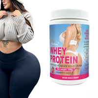 Poudre Protéinée Fitness pour Femmes Marque Privée OEM/ODM - Formule Personnalisée pour le Soutien Musculaire et le Bien-être - Saveur Fraise Pot de 508g