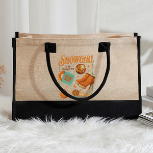 Bolsa de Playa de Lona Personalizada Grande con Diseño 'Music Fan In My Showgirl Era', Regalo Monogramado - Product Image 5