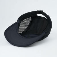 Casquettes de sport personnalisées avec logo imprimé, entièrement en mesh, respirantes et légères, pour hommes, 5 panneaux, Yukaihe OEM.