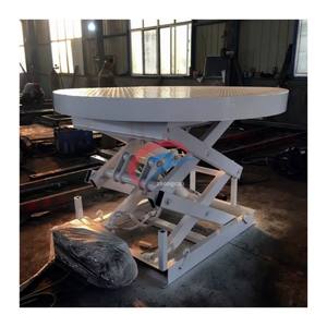 Meja Putar Otomatis Berbentuk Persegi Bulat/Booth Mobil Meja Putar Tetap Platform Kerja Berputar - Product Image 1