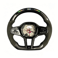 Volant en carbone RPPF personnalisé avec écran LED, design sportif, pour BMW LCI Série M G20 G22 G28 G30 G80 F87 F90