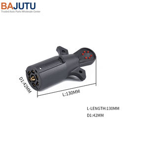 7-Wege-Klinge Anhänger Licht Verkabelung Schaltkreis <span class=keywords><strong>Tester</strong></span> Runde Adapter Pin Stecker RV-Großhandels preis bei BAJUTU-,Ebay,Wish Hot Seller - Product Image 6