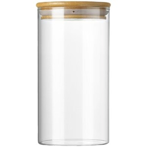 58 65 85 100mm Vidro Alimentos Armazenamento Café Doces Açúcar Jar com Bambu Tampas Herméticas Chá Cozinha Home Container Camping <span class=keywords><strong>500ml</strong></span> - Product Image 5