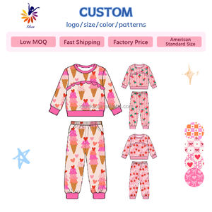 Ensemble de yoga <span class=keywords><strong>Irl</strong></span>, pantalon à manches longues, imprimé personnalisé, conception de votre logo, faible MOQ, vêtements de sport pour enfants - Product Image 2