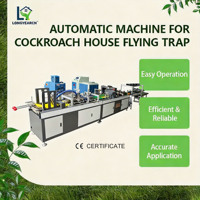 Machine de fabrication de pièges à colle entièrement automatique en acier inoxydable pour fourmis, souris, rats, production de tampons, boîtier en plastique, colle thermofusible électrique