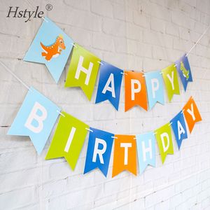 Alpaca vela ballena dinosaurio Feliz cumpleaños empavesado Banners banderín <span class=keywords><strong>de</strong></span> la ducha <span class=keywords><strong>de</strong></span> bebé boda banderas fiesta decoración <span class=keywords><strong>de</strong></span> Su S216 - Product Image 3