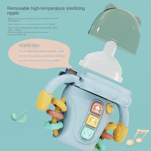 Bébé Biberon Apaisant <span class=keywords><strong>Hochet</strong></span> Ronger Morsure Jouet Plastique Souple 2-4 Ans Puzzle Éducation Précoce Musicale - Product Image 4