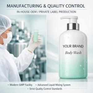 Gel de Ducha y Baño, Limpieza Suave e Hidratante, Marca Privada, Fabricante OEM ODM, Limpiador Corporal Diario, Cuidado Refrescante para la Piel - Product Image 4