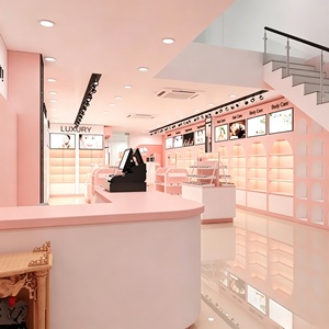 Diseño de Interiores para Tiendas de Maquillaje, Muebles de Exhibición Personalizados, Vitrinas para Cosméticos, Estantes de Exhibición Comerciales para Productos de Belleza, Renovación de Tiendas - Product Image 1