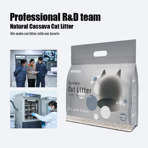 1.5kg kedi kumu koku kontrolü biyobozunur sürdürülebilir toplu tedarik yıkanabilir topaklanma Cassava kedi çöp Pet için - Product Image 4