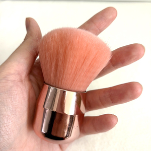 Brocha <span class=keywords><strong>Kabuki</strong></span> para Bronceado con Brillo Dorado Rosa, Marca Privada, Brocha <span class=keywords><strong>Kabuki</strong></span> Grande para Cuerpo con Brillo - Product Image 2