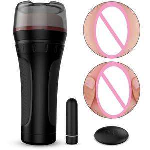 S-hande masturbatore Vagina tazza automatica masturbazione macchina telecomando massaggio Juguete mascolino sessuale per gli uomini - Product Image 5