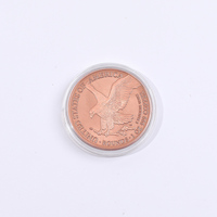 Pièce de monnaie américaine commémorative ronde en cuivre pur .999 de 1 once, motif Walking Liberty 2026, American Eagle