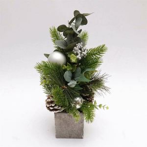 Couronne de Noël verte unique faite à la main, en PVC+PE+bois, pour usage intérieur, nouveau design décoratif, vente chaude - Product Image 4