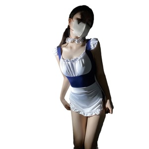 <b>Sexy</b> Maid Uniform One-Piece Nightgown Full Cup Mid-Rise Bikini Women's Role Play Outfit 8199 - Product Image 5