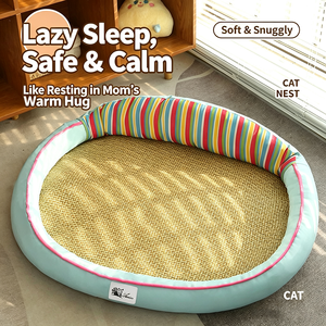 Summer Cat <b>Nest</b> Kennel Pet Cooling Mat Four Seasons Universal Teddy Small Dog Mat Mattress Mattress Cross-Border Wholesale - Product Image 4