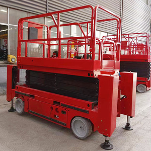 גודל גדול 320 ק "ג אישור הידראולי נייד איש אוויר מעלית עבודה פלטפורמה קרוואן רכוב מעלית - Product Image 5