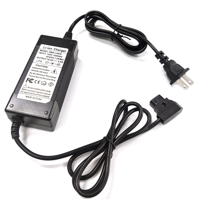 16.8V 3A D-TAP V-port Large Battery Charger Adapter for NP an BP PK Type Lithium Ion Battery