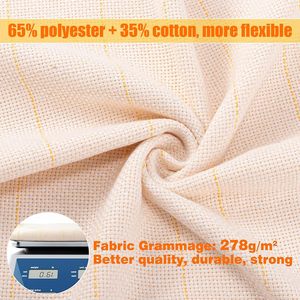 Tela de bordado DIY para principiantes con marcadores, tela de respaldo para alfombras, tela para tufting de alfombras - Product Image 3