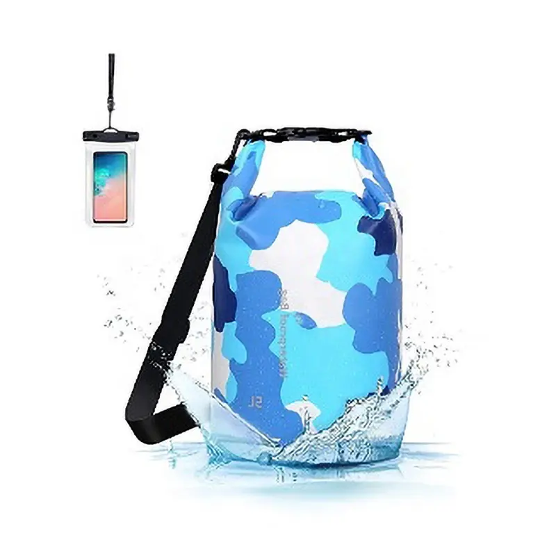 Waterproof Dry Bag Backpack Roll Top Portable Dry Sack Waterproof Bag with Phone Case Floating Waterproof Dry Bag