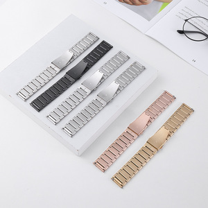 DIY individuell farbige abgeschrägter Rand gewickelt edelstahl-Uhrenschmuck Metallarmband für Smart Watch Samsung Huawei Watch GT3/<span class=keywords><strong>2</strong></span> - Product Image 3