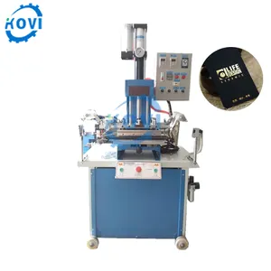 hydraulic hot foil stamp stamping machine for leather paper bags