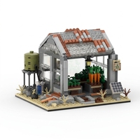 Bloques de Construcción Personalizados para Plantaciones, Modelo de Invernadero Agrícola, Escena Personalizada, Juego de Bloques de Construcción OEM ODM