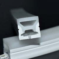 Manchon bicolore en silicone néon 1616 avant trois feux latéraux avec bande de silicone LED largeur 12MM tube silicium led profil