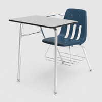 Ensemble de bureaux, chaises et tables combinés pour les écoles de formation modernes