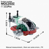 Space Wars Moc2032 Mini Boba Fett's Slave I Accessoires en gros Ensembles de blocs de construction Jouets promotionnels pour enfants