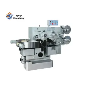 Hot sale chocolate covering candy wrapping machine double twist candy packing twisted chocolate candy wrapper machine