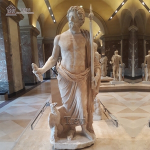 Estatua <span class=keywords><strong>de</strong></span> Mármol del Dios Griego <span class=keywords><strong>Zeus</strong></span> <span class=keywords><strong>de</strong></span> TREVI, Tallado en Piedra Natural, Figura Escultórica en Venta - Product Image 4