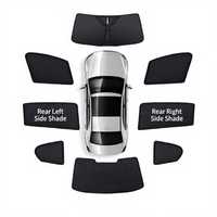 Malla de tela tintada para ventana de coche, película para ventana lateral de automóvil