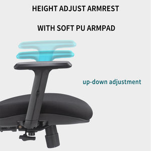 Meilleur classique élégant Chine moderne luxe confortable maison orthopédique ordinateur maille exécutif pivotant chaise de bureau ergonomique - Product Image 4