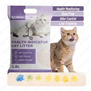 Litière pour chat en cristal, livraison rapide, haute qualité, faible coût, écologique, hautement absorbante, testée au pH - Product Image 1