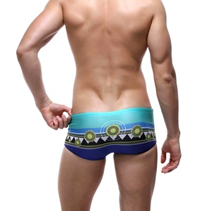 Calzoncillos bóxer de <span class=keywords><strong>natación</strong></span> deportivos sexis de tiro bajo para hombre a la moda personalizados para hombre - Product Image 4