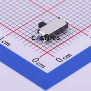 MSK12C02-HB Slide Switch SMD Switch Single Pole Double Throw Rectangle Pin Header SMD Tab 8mm - Product Image 1