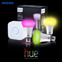 Ampoule intelligente Philips 9W LED, éclairage couleur, contrôle intelligent Siri, prise en charge vocale, HomeKit, E27