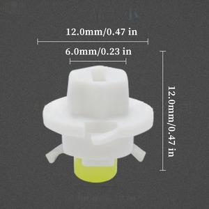 Lampe <span class=keywords><strong>LED</strong></span> <span class=keywords><strong>T5</strong></span> B8.4D <span class=keywords><strong>12V</strong></span> 1W à tête ronde 1SMD pour tableau de bord, phare, console centrale et éclairage de tableau de bord - Product Image 5