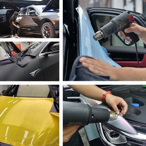 Benz verde smeraldo PET involucro adesivo a bolle di aria a secco <span class=keywords><strong>Auto</strong></span> avvolgente in vinile rotolo cambio colore avvolgente pellicola in vinile - Product Image 5