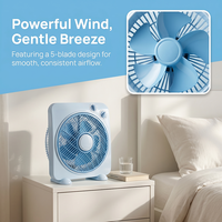 Ventilateur électrique 12 pouces à prix d'usine, faible bruit, 5 pales, ventilateur de table portable, vente en gros, ventilateur à pince de haute qualité pour la maison et le bureau