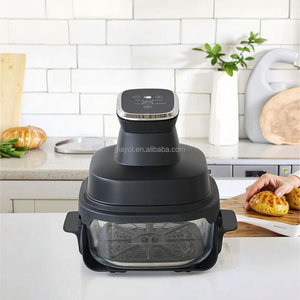 Freidora de Aire Inteligente de 1400W, Horno Cuadrado de 4L con Recipiente de Vidrio Antiadherente, Cocina Eléctrica Doméstica con Pantalla Táctil a Color y Función Rápida - Product Image 6