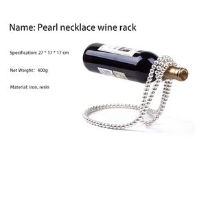 Elegante Botellero Colgante con Diseño de Collar de Perlas, Decoración de Escritorio para el Hogar, Soporte de Exhibición para Mueble de Bar, Regalos y Decoración de Mesa - Product Image 6