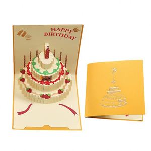 Carte d'anniversaire 3D créative avec éclairage et musique, fabricant de cartes d'anniversaire, vente en gros - Product Image 3