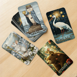 Baraja de <span class=keywords><strong>Cartas</strong></span> del <span class=keywords><strong>Tarot</strong></span> Clásico, Diseño Personalizado, Logotipo Disponible, <span class=keywords><strong>Cartas</strong></span> del <span class=keywords><strong>Tarot</strong></span> Originales en Papel Brillante con Guía - Product Image 4