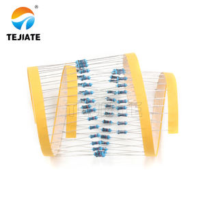 1/4W <span class=keywords><strong>resistor</strong></span> 1% color ring Rheostat Variável 1% Metal Film 1K 2K 10K 4.7K 10ohm 100K 2.2 470K 1M - Product Image 2