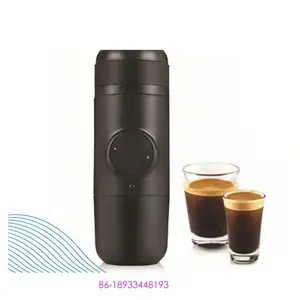 beste kaffee maschine camping Suppliers-Bestseller Mini tragbare Espresso Kapsel Druck manuelle Kaffee maschine Maschine für den Reise gebrauch