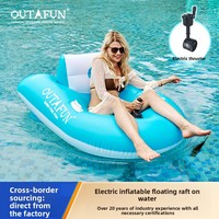 Fauteuil flottant gonflable électrique en PVC Outafun avec hélice automatique rotative